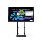   Solutie Classroom/Office cu stand motorizat podea/perete Vogel's RISE2005 si Display Interactiv 65" SMART Board® GX165-V